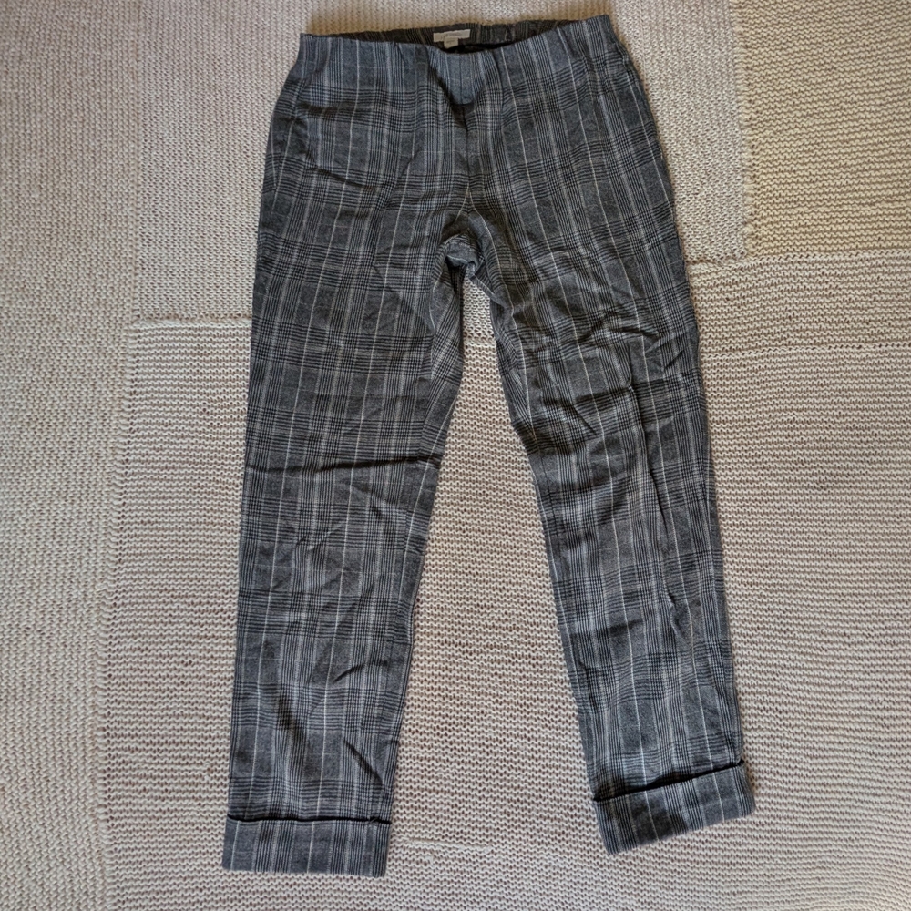 J. Jill Gray Dress Pants Plaid